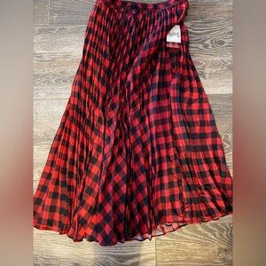 Target x woolrich buffalo plaid ankle skirt small